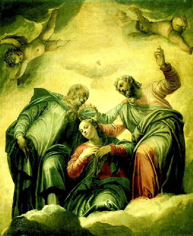 Paolo  Veronese coronation of the virgin